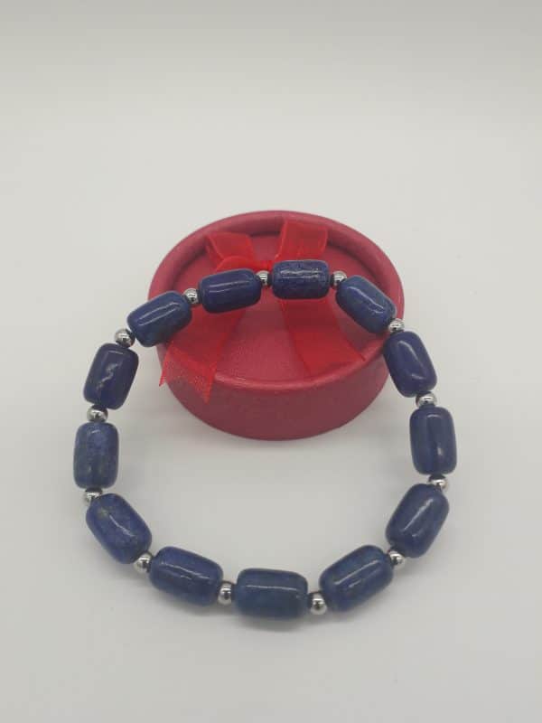Bracelet en Lapis-lazuli (PU04)