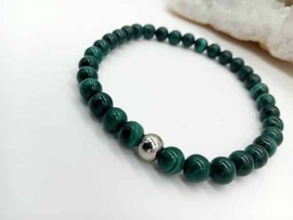 Bracelet en Malachite (BRA.mal.06)